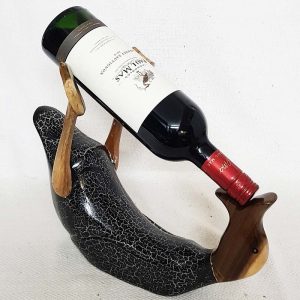 Wine Crackled Duck Holder with Cabernet Sauvignon
