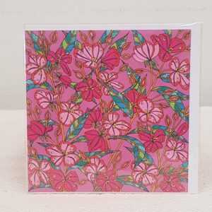 Native Willow Herb Flowers Greeting Card